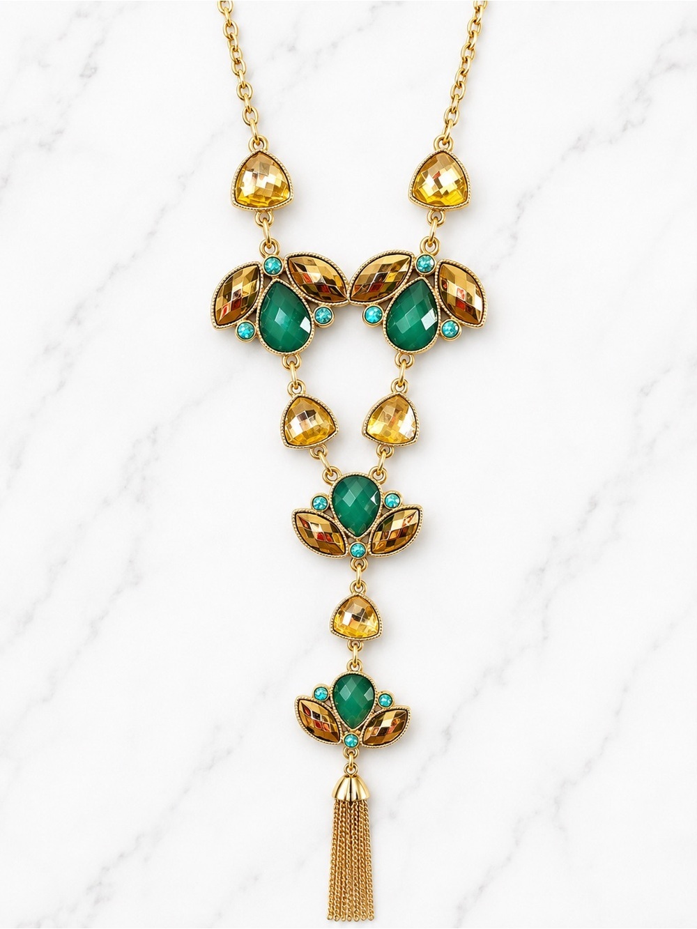 Vintage Boho Statement Tassel Necklace - Picture 3 of 6